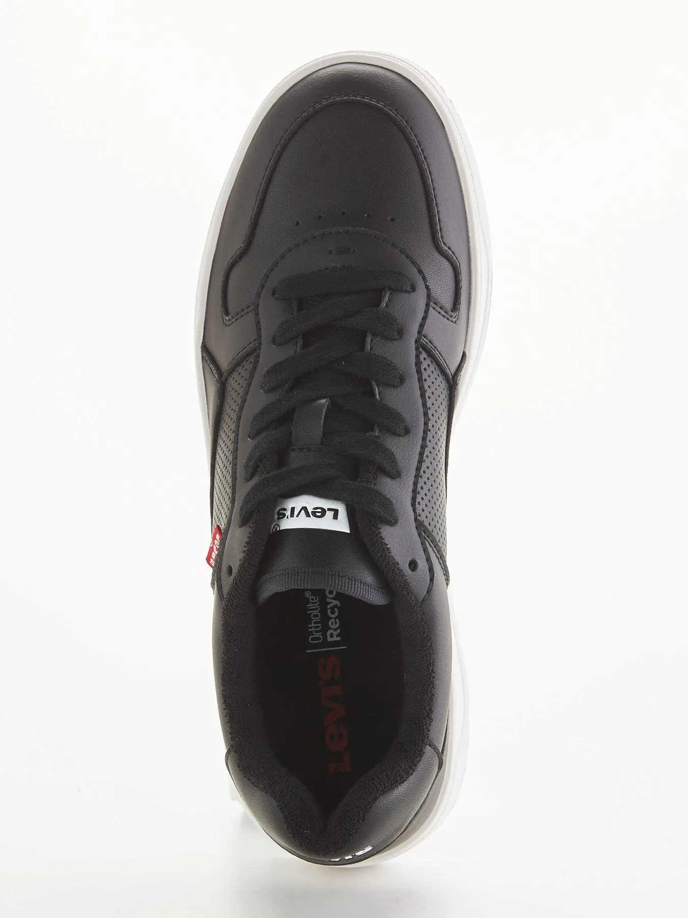 Levi's Glide Leather Trainers -Black