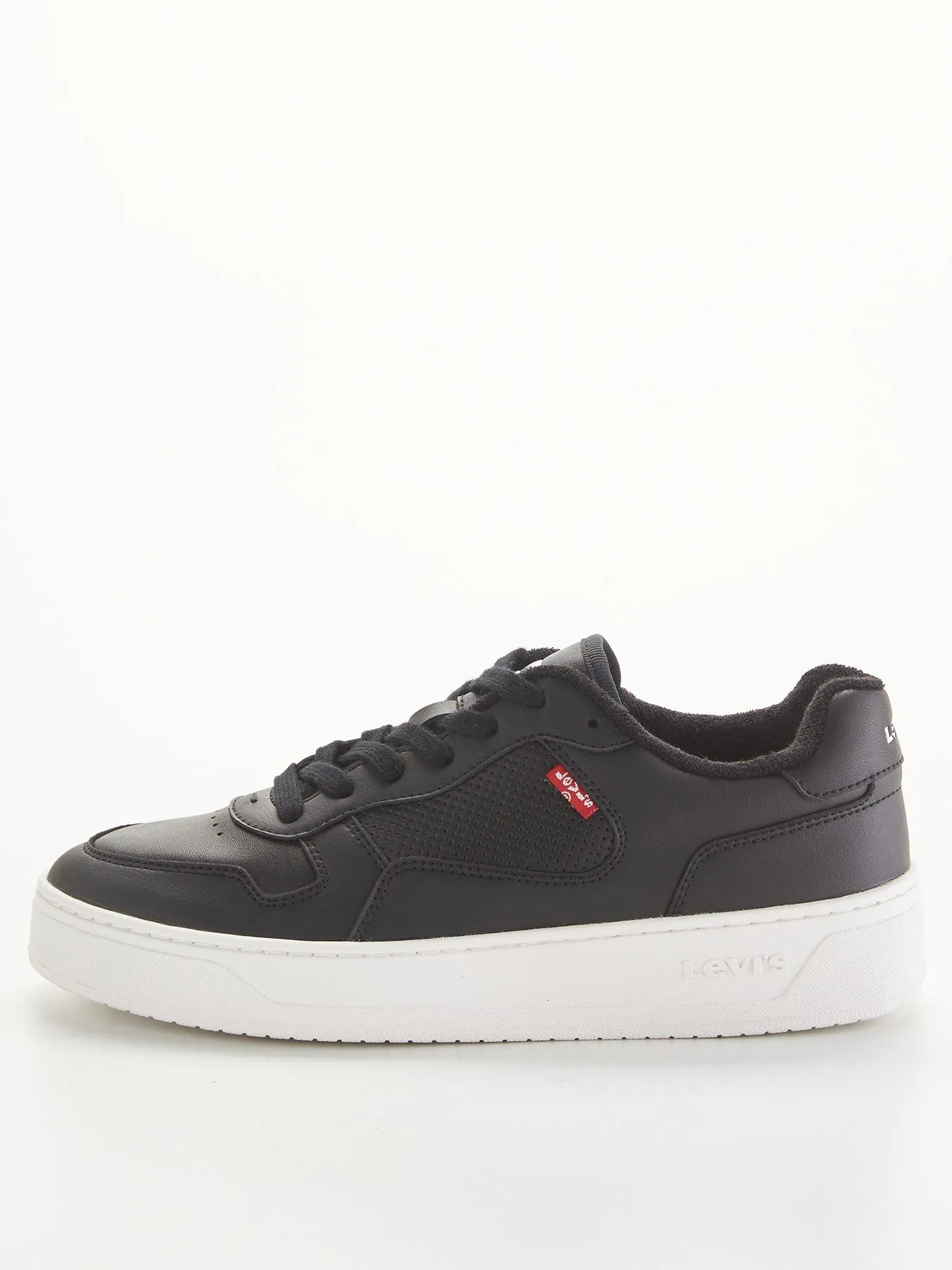 Levi's Glide Leather Trainers -Black