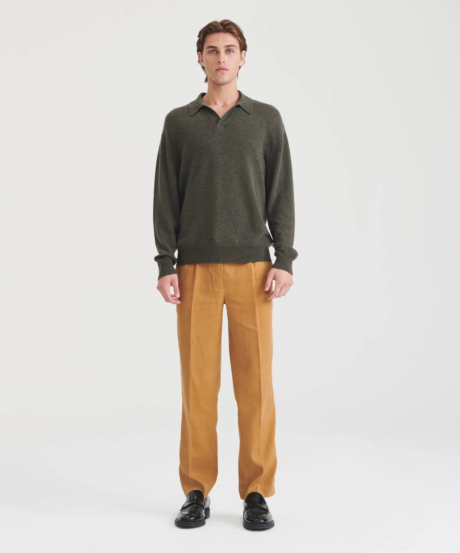 Lightweight Cashmere Relaxed Polo