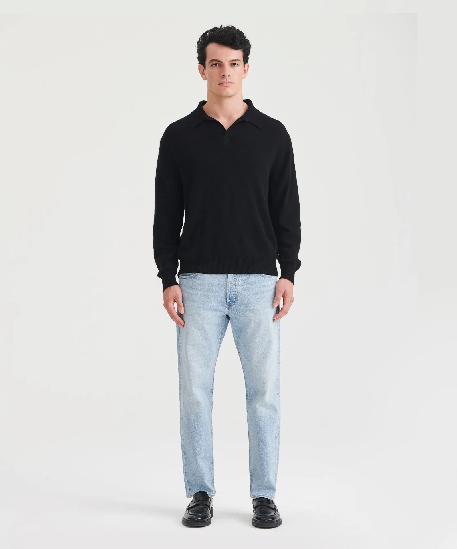 Lightweight Cashmere Relaxed Polo