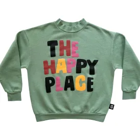 LMH Happy Place Sweatshirt - Deep Grass