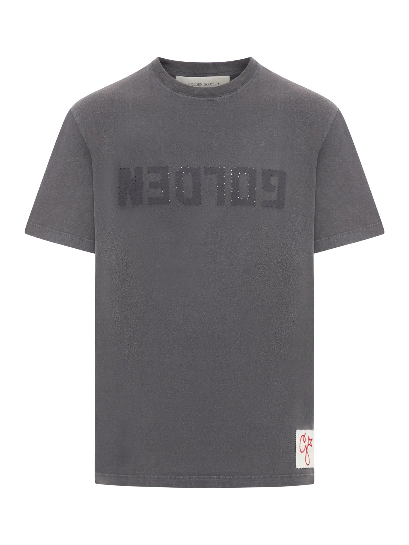 Short-sleeve T-shirt with logo print