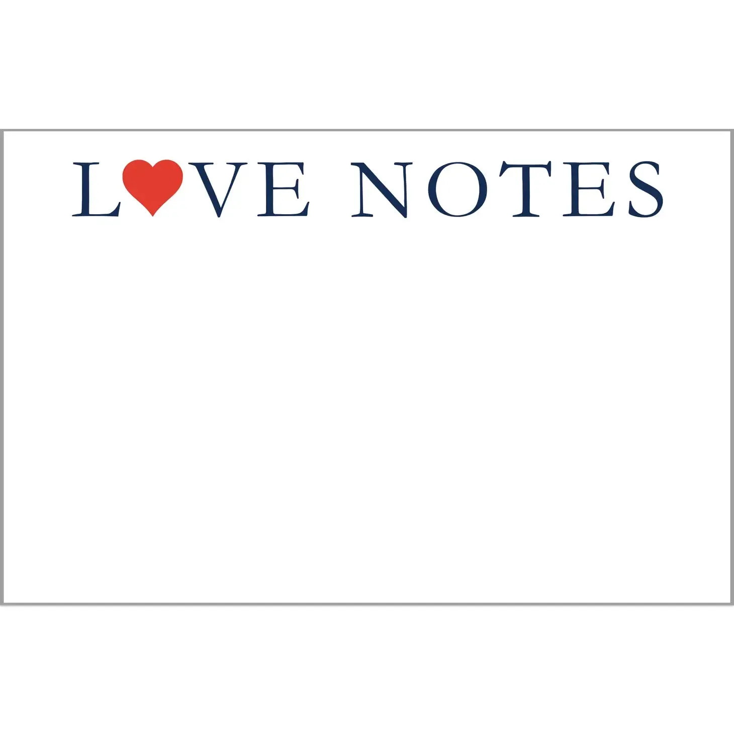 Romantic Notes Notebook