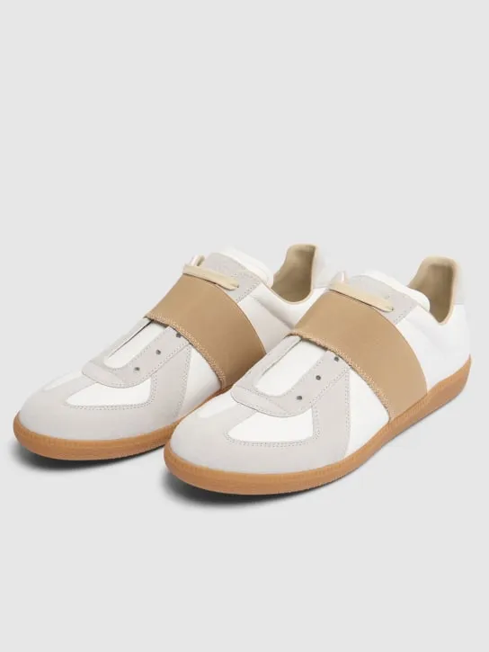 Maison Margiela   Replica leather sneakers 