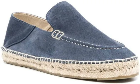 Manebi Hamptons Traveler suede espadrilles Blue