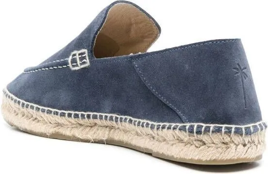 Manebi Hamptons Traveler suede espadrilles Blue