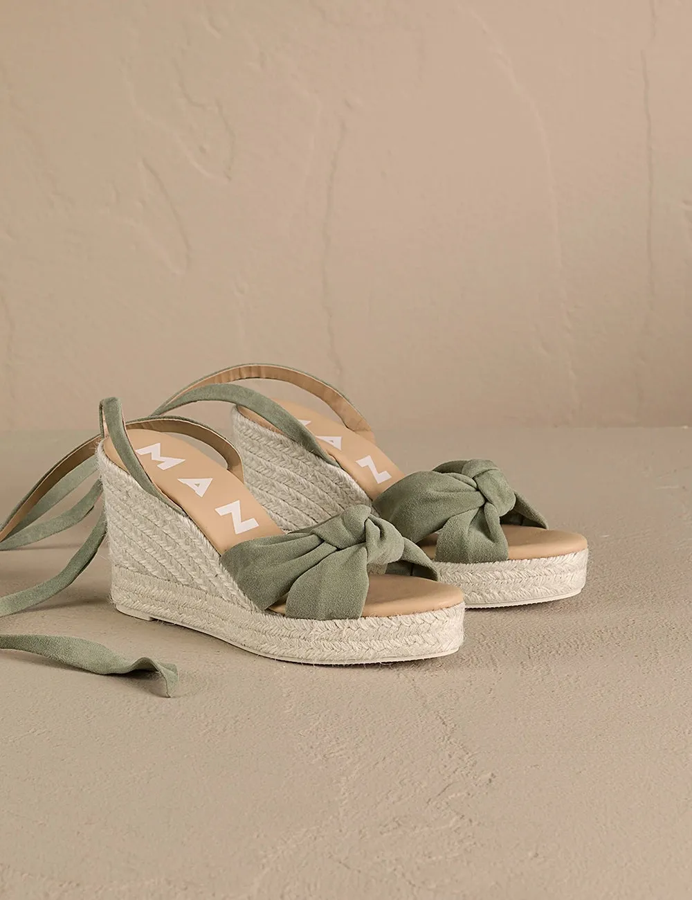 MANEBI WEDGE ESPADRILLES W KN