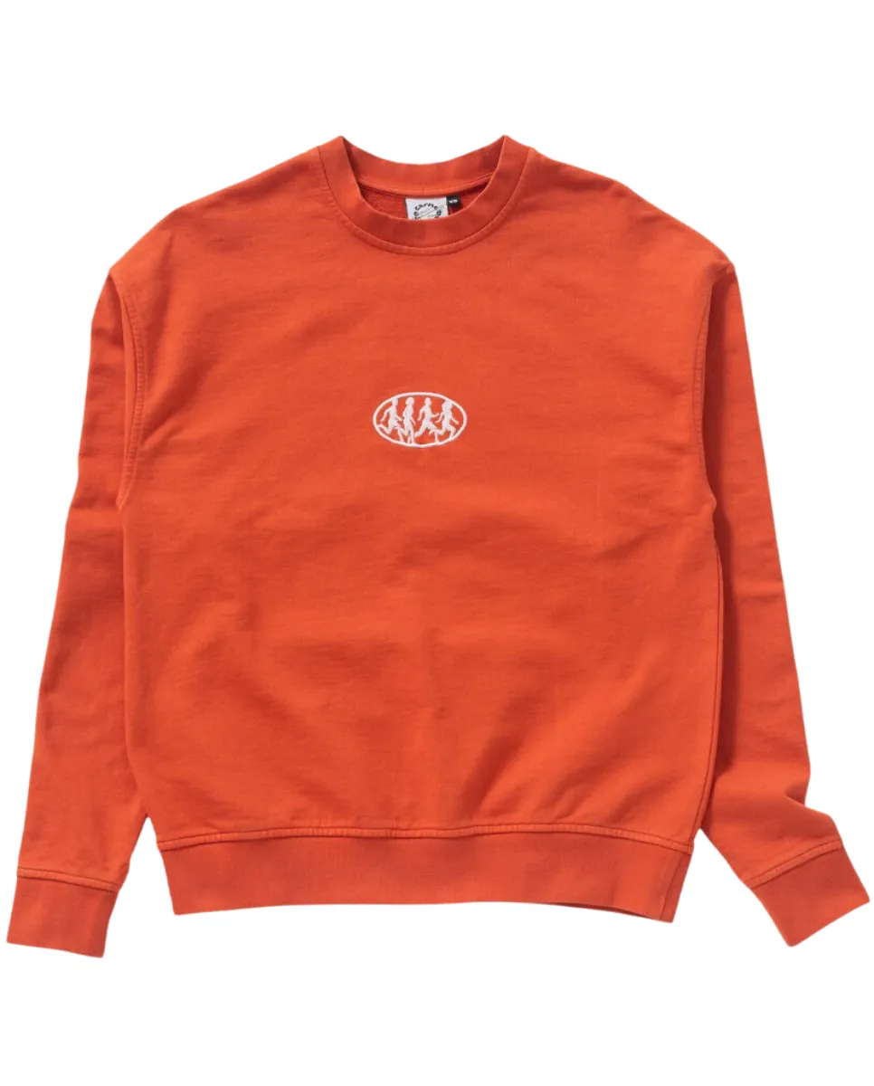 Orange Washed Marathon Sweatshirt