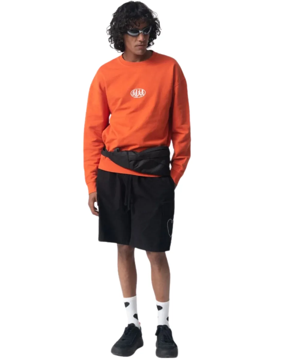 Orange Washed Marathon Sweatshirt