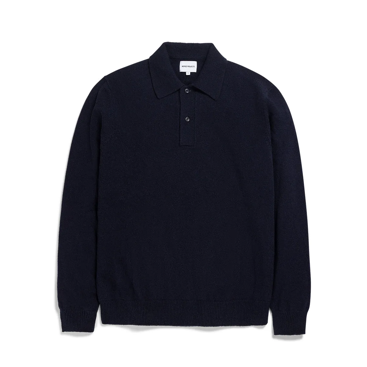 Marco Lambswool Polo Dark Navy