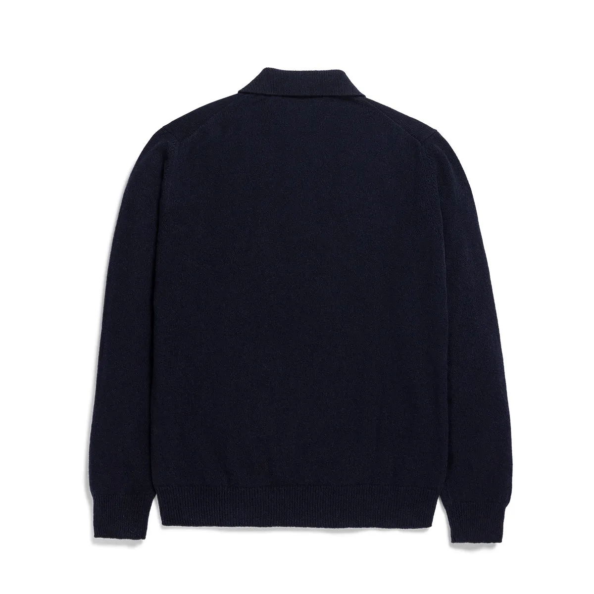 Marco Lambswool Polo Dark Navy