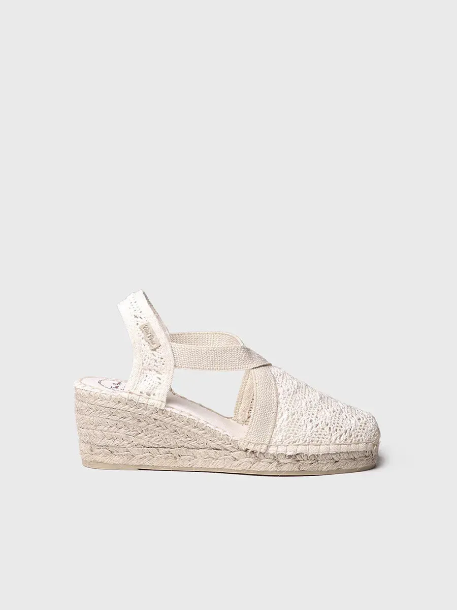 Medium wedge espadrilles with embroidery - TERRA-AD