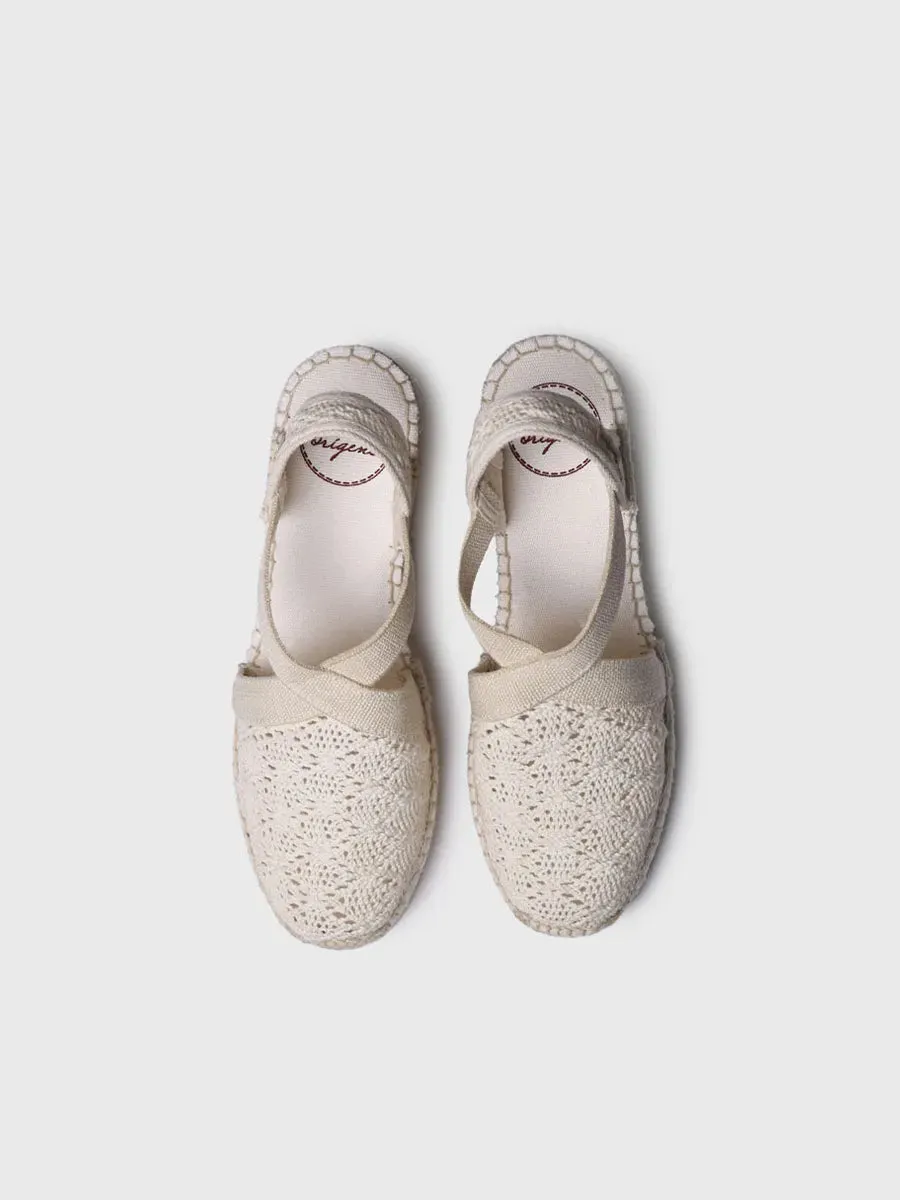 Medium wedge espadrilles with embroidery - TERRA-AD