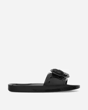 Melissa Beach Slides Spike Black