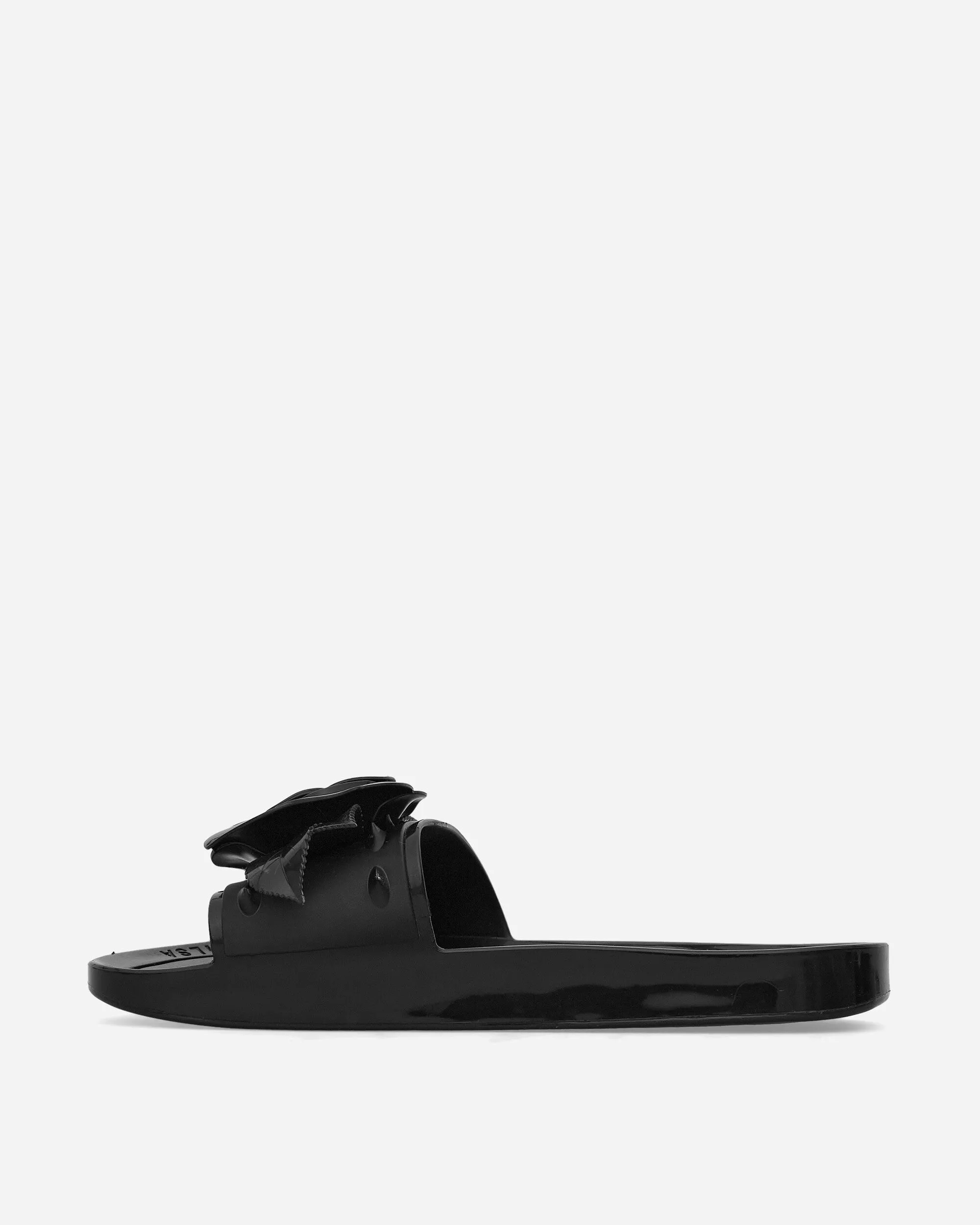 Melissa Beach Slides Spike Black