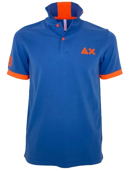 Men's Blue Polo Shirt.