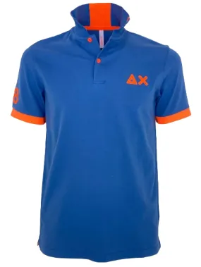 Men's Blue Polo Shirt.