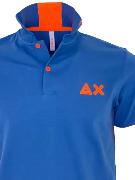 Men's Blue Polo Shirt.