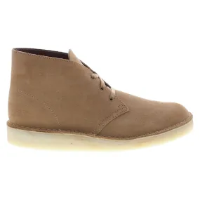 Men's Brown Suede Chukka Boots - Clarks 26167862 Desert Coal