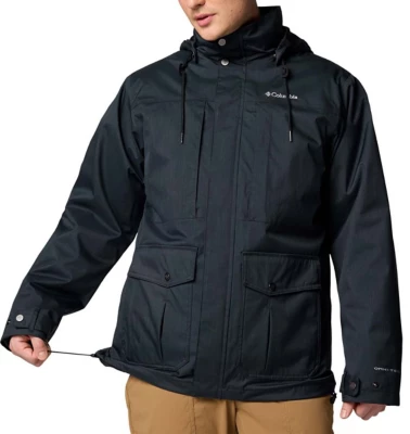 Men's Columbia Horizons Pine II Interchange Waterproof Detachable Hood 3-in-1 Jacket