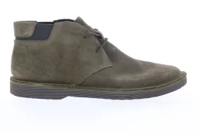 Mens Green Suede Mid Top Chukka Boots - Camper Morrys K300202-004