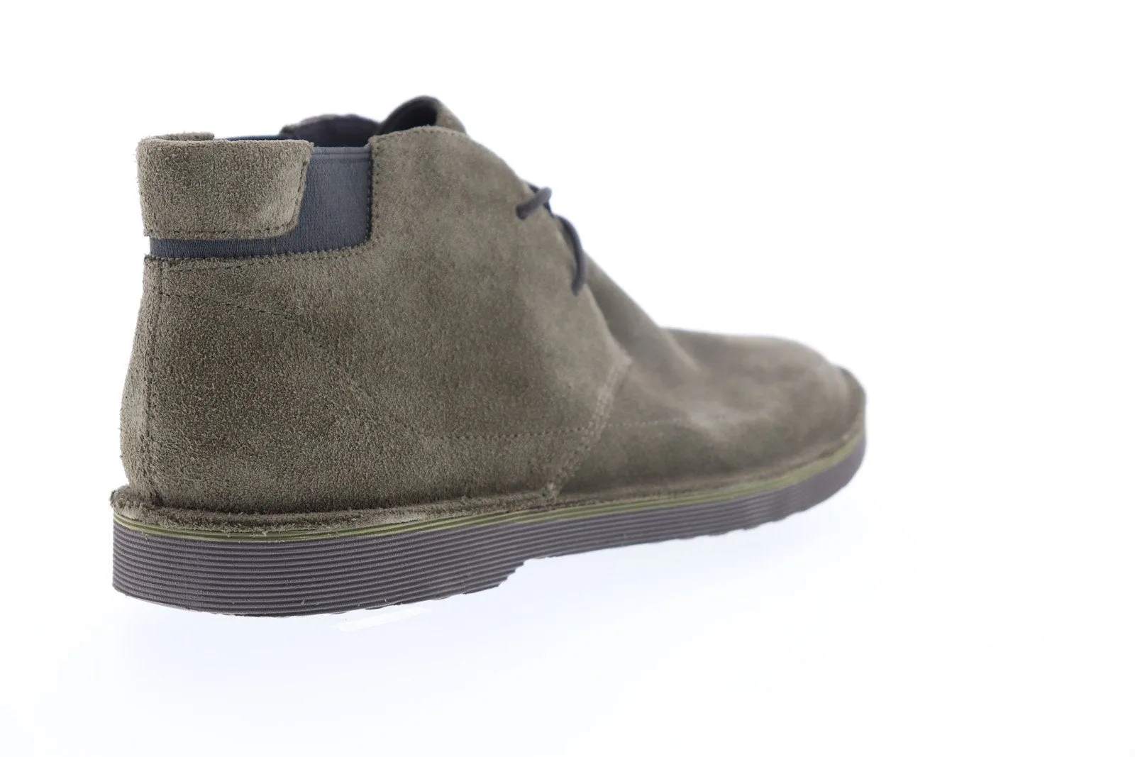 Mens Green Suede Mid Top Chukka Boots - Camper Morrys K300202-004