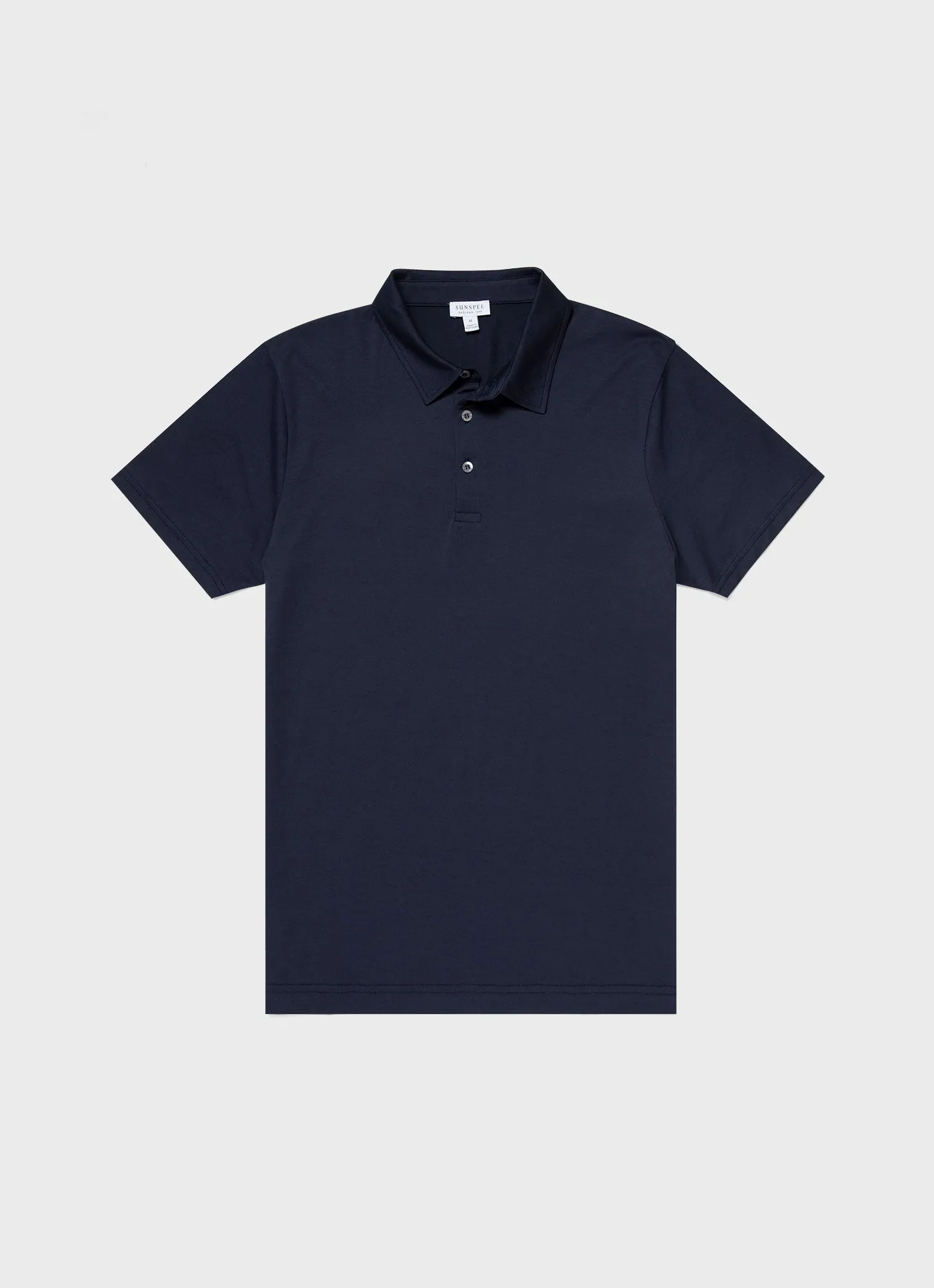 Men's Jersey Classic Polo Shirt in Navy