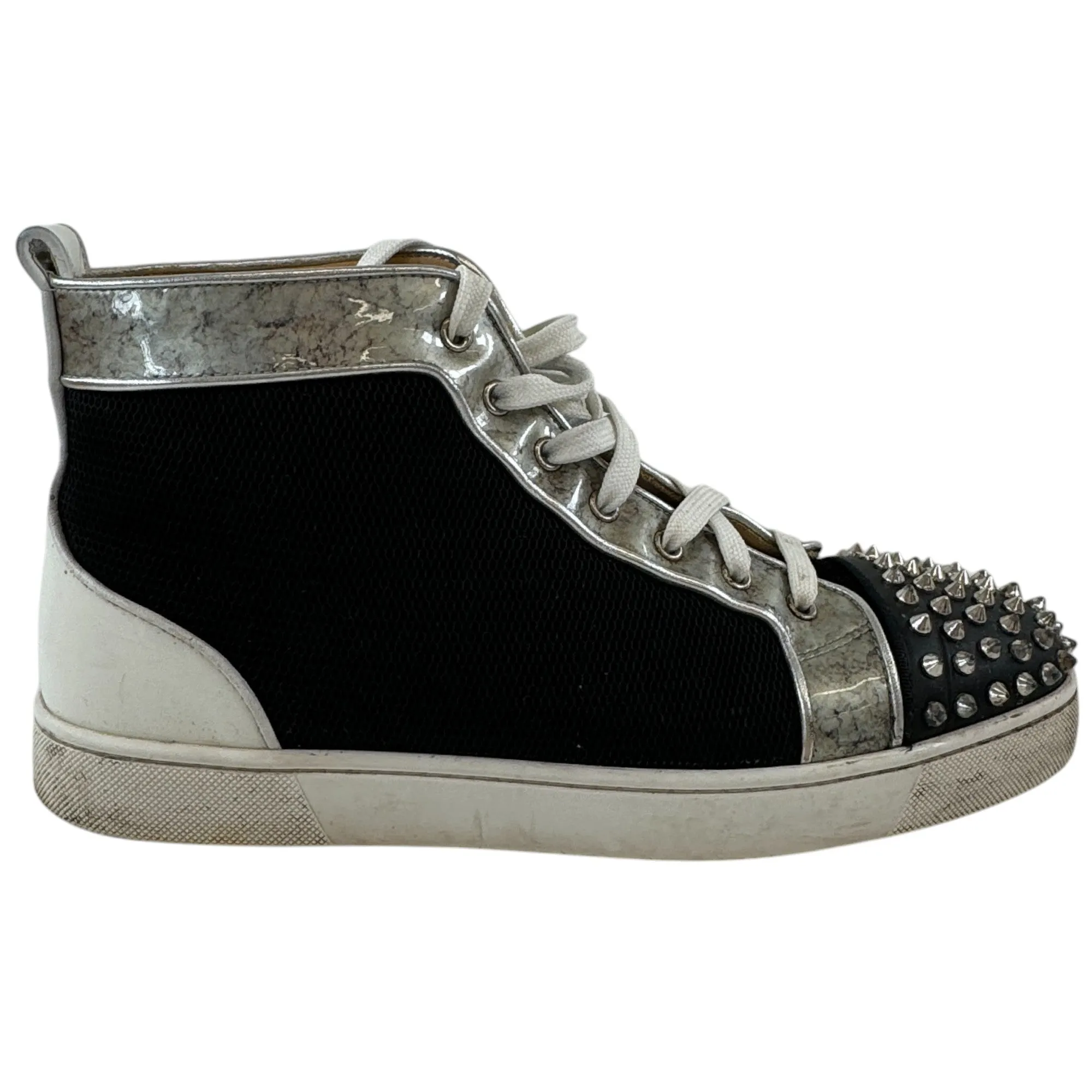 Orlato Marble Spikes High Top Trainers Black - EU 44 / UK 10