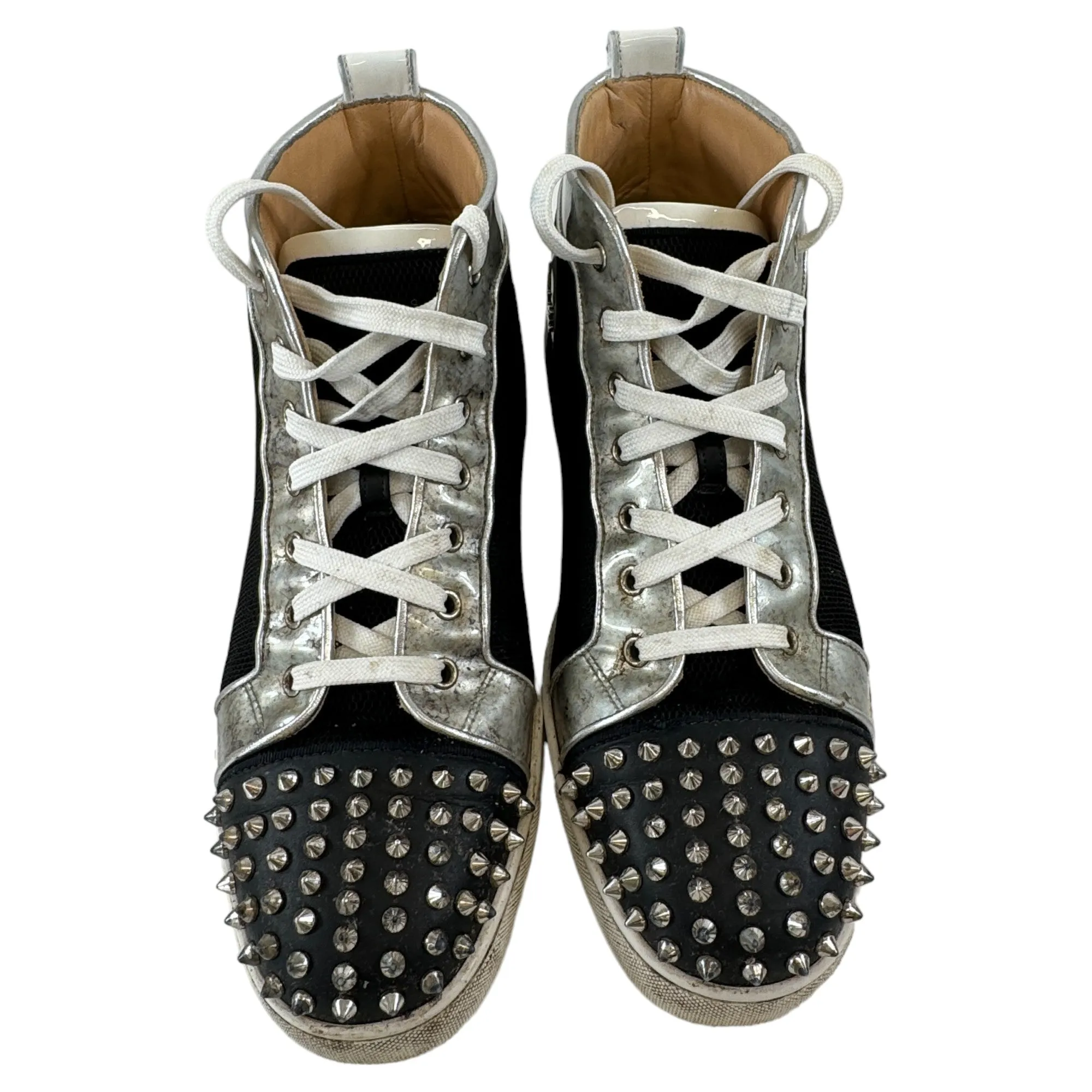 Orlato Marble Spikes High Top Trainers Black - EU 44 / UK 10