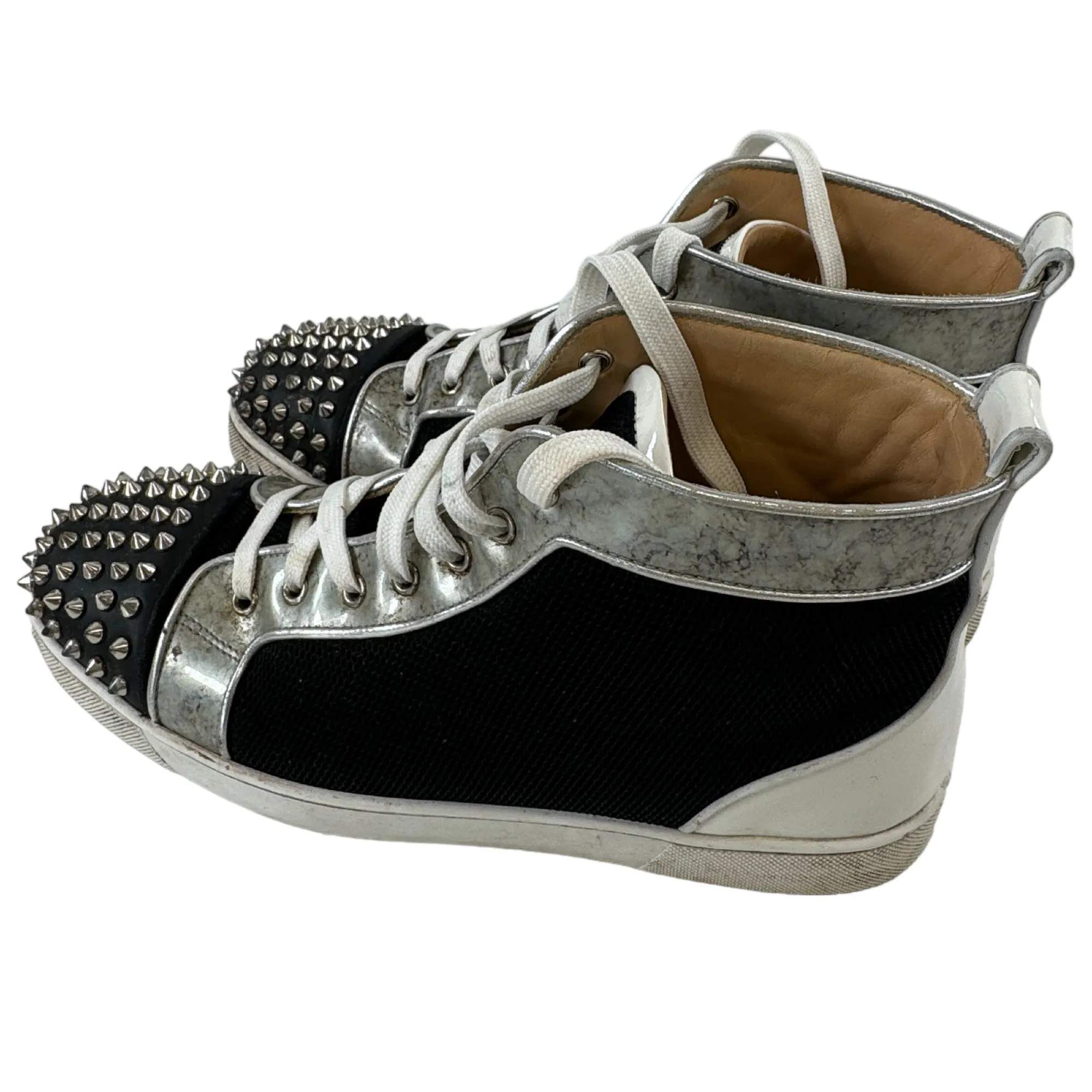 Orlato Marble Spikes High Top Trainers Black - EU 44 / UK 10