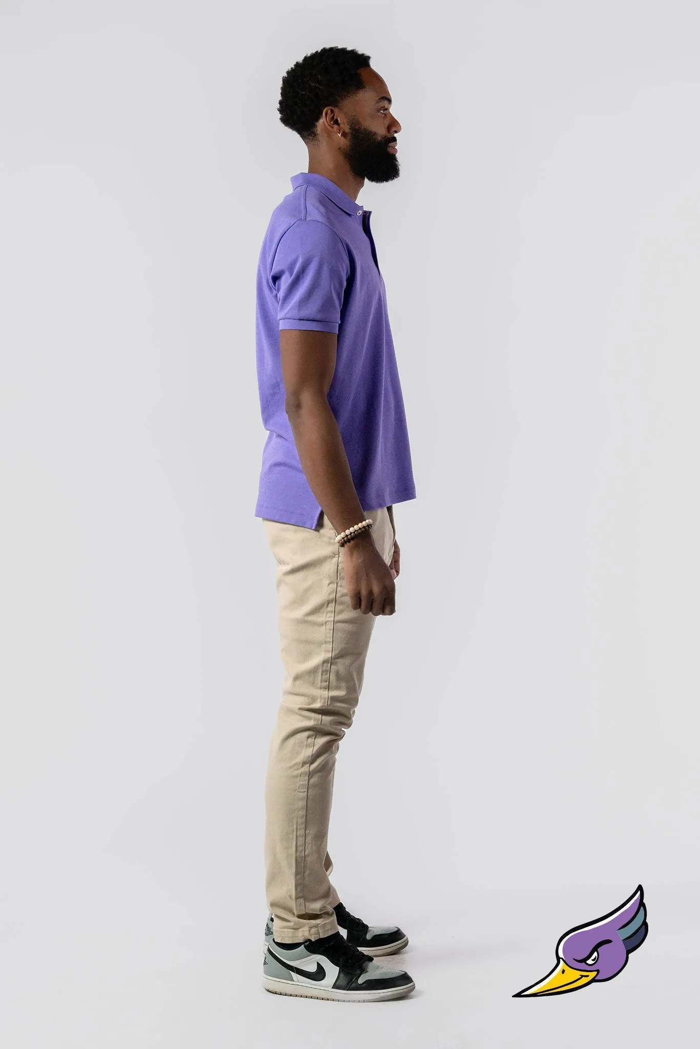 MEN'S POLO SHIRT - VIOLET