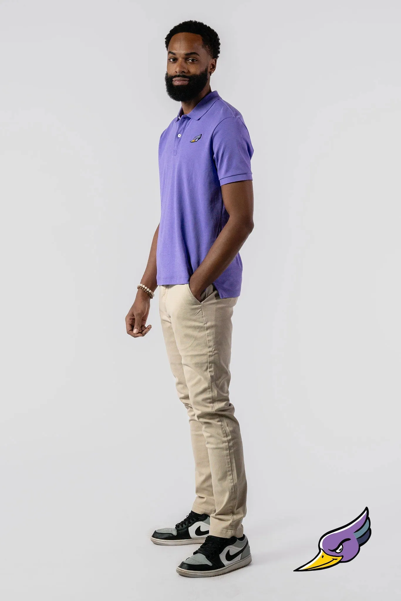 MEN'S POLO SHIRT - VIOLET