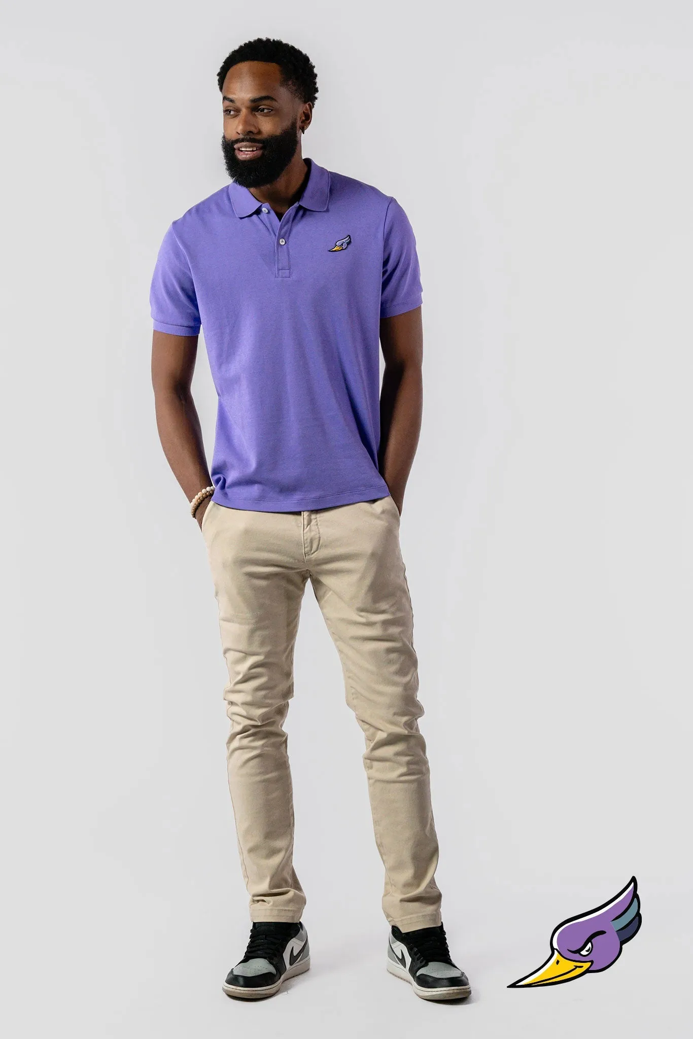 MEN'S POLO SHIRT - VIOLET