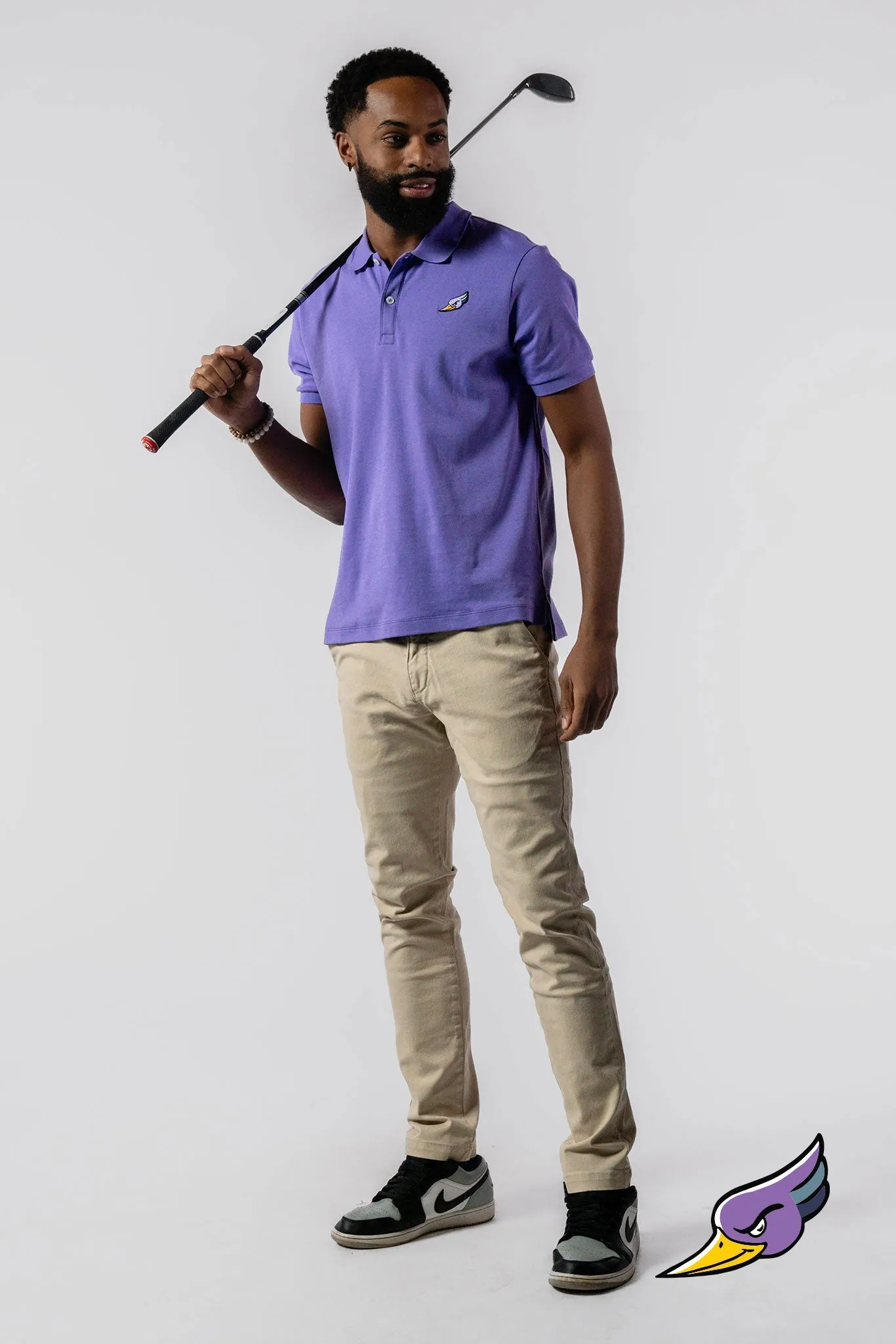 MEN'S POLO SHIRT - VIOLET