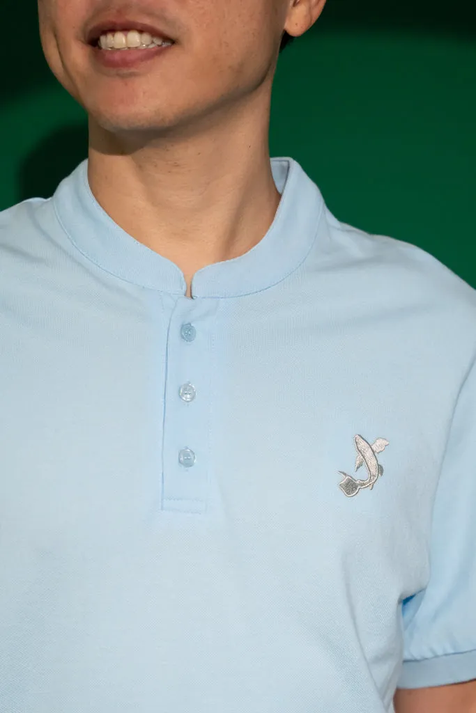 Blue Koi Men's Polo Shirt