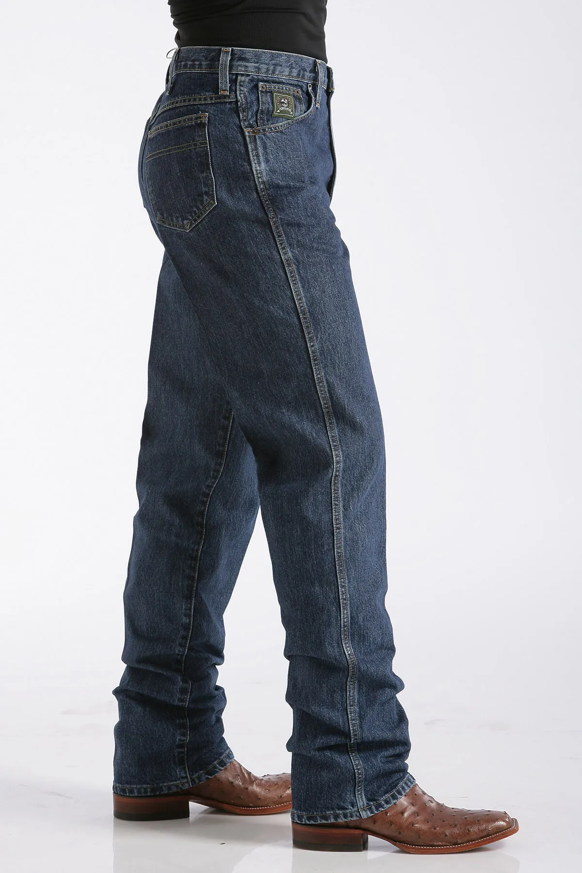 Men's Dark Stonewash Green Label Jeans