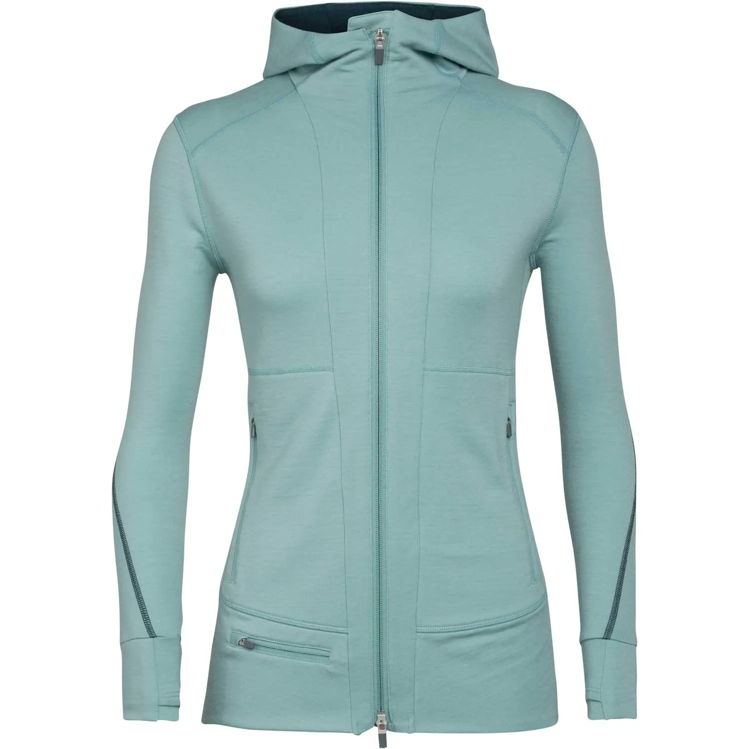 Merino Quantum II Long Sleeve Zip Hood Jacket - Women's