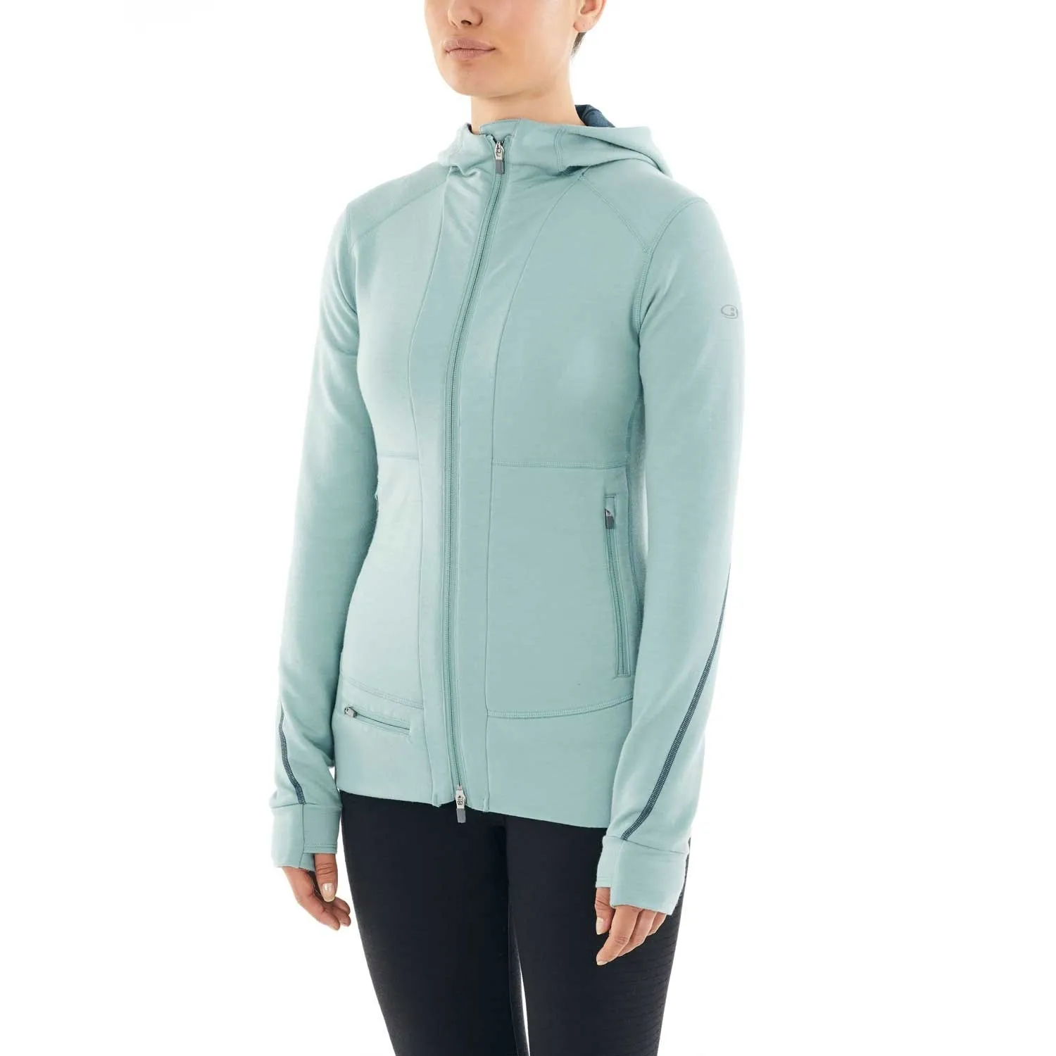 Merino Quantum II Long Sleeve Zip Hood Jacket - Women's