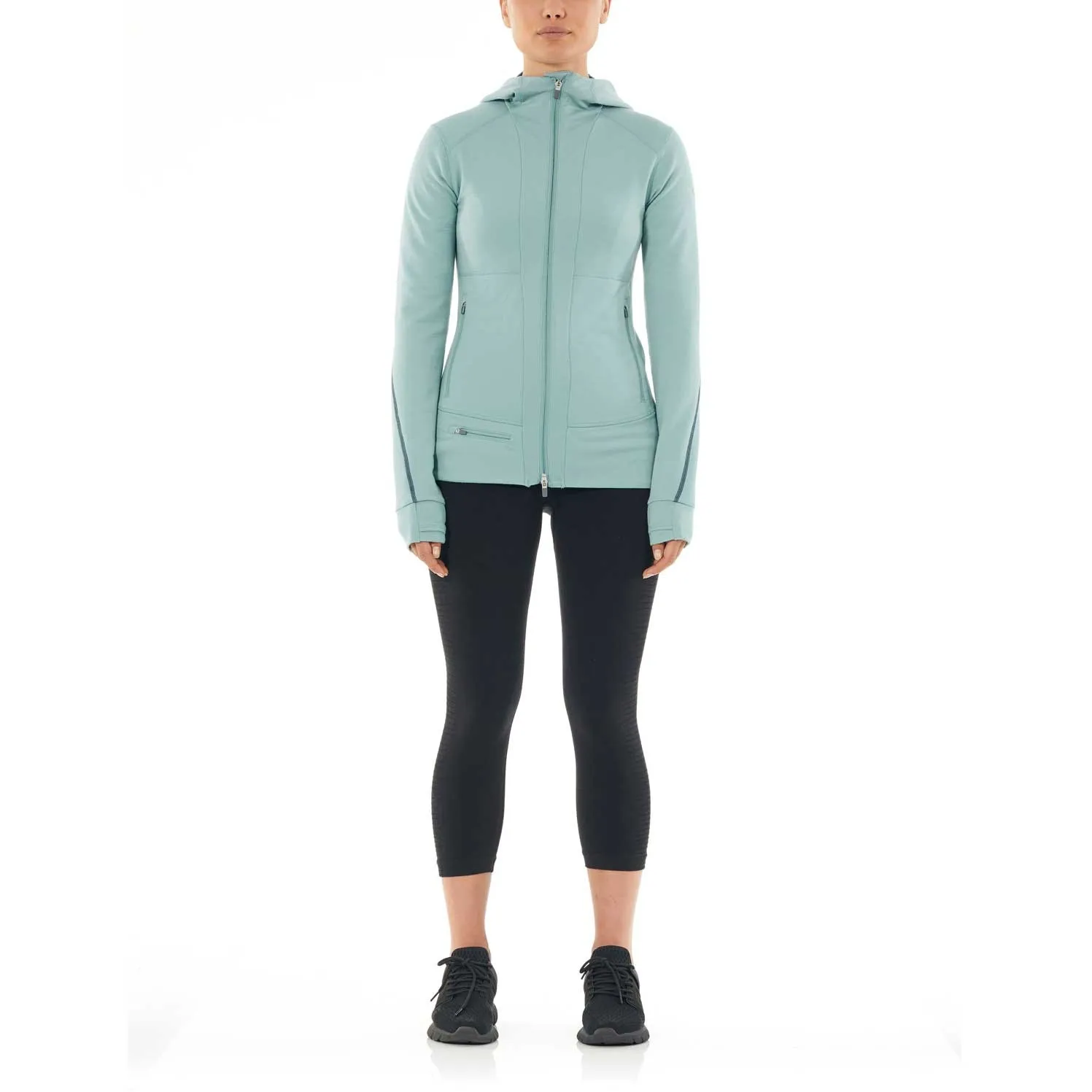 Merino Quantum II Long Sleeve Zip Hood Jacket - Women's