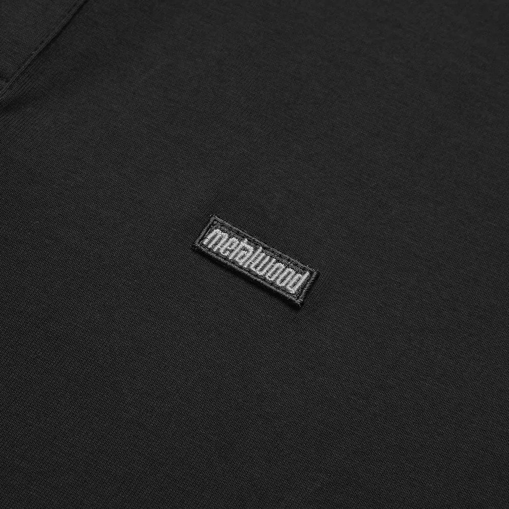 METALWOOD MINI METAL LOGO POLO // BLACK