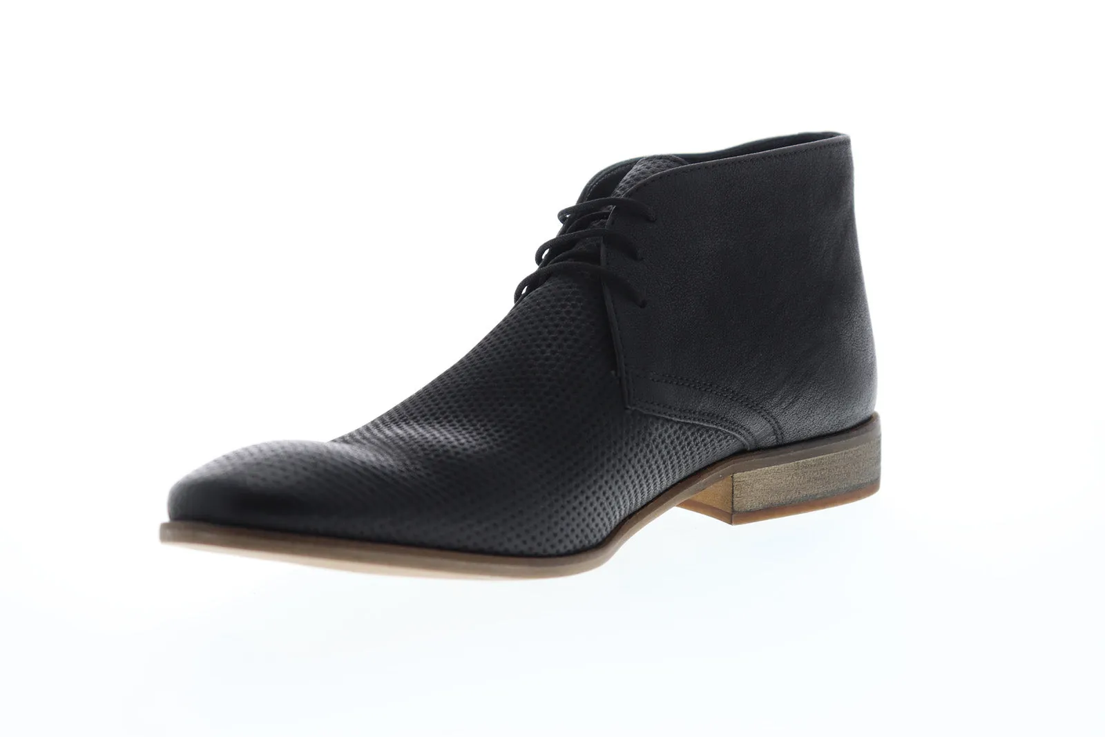 MFW419 Frank Wright Howlin Men's Black Leather Chukka Boots