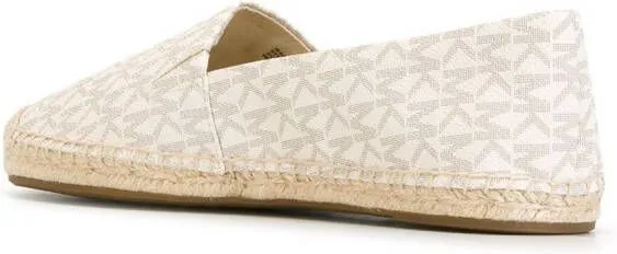 Michael Kors logo print 'Kendrick' espadrilles Neutrals