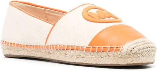 Michael Kors monogram-embroidered espadrilles Neutrals