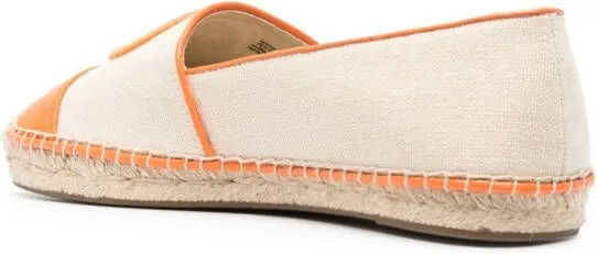 Michael Kors monogram-embroidered espadrilles Neutrals