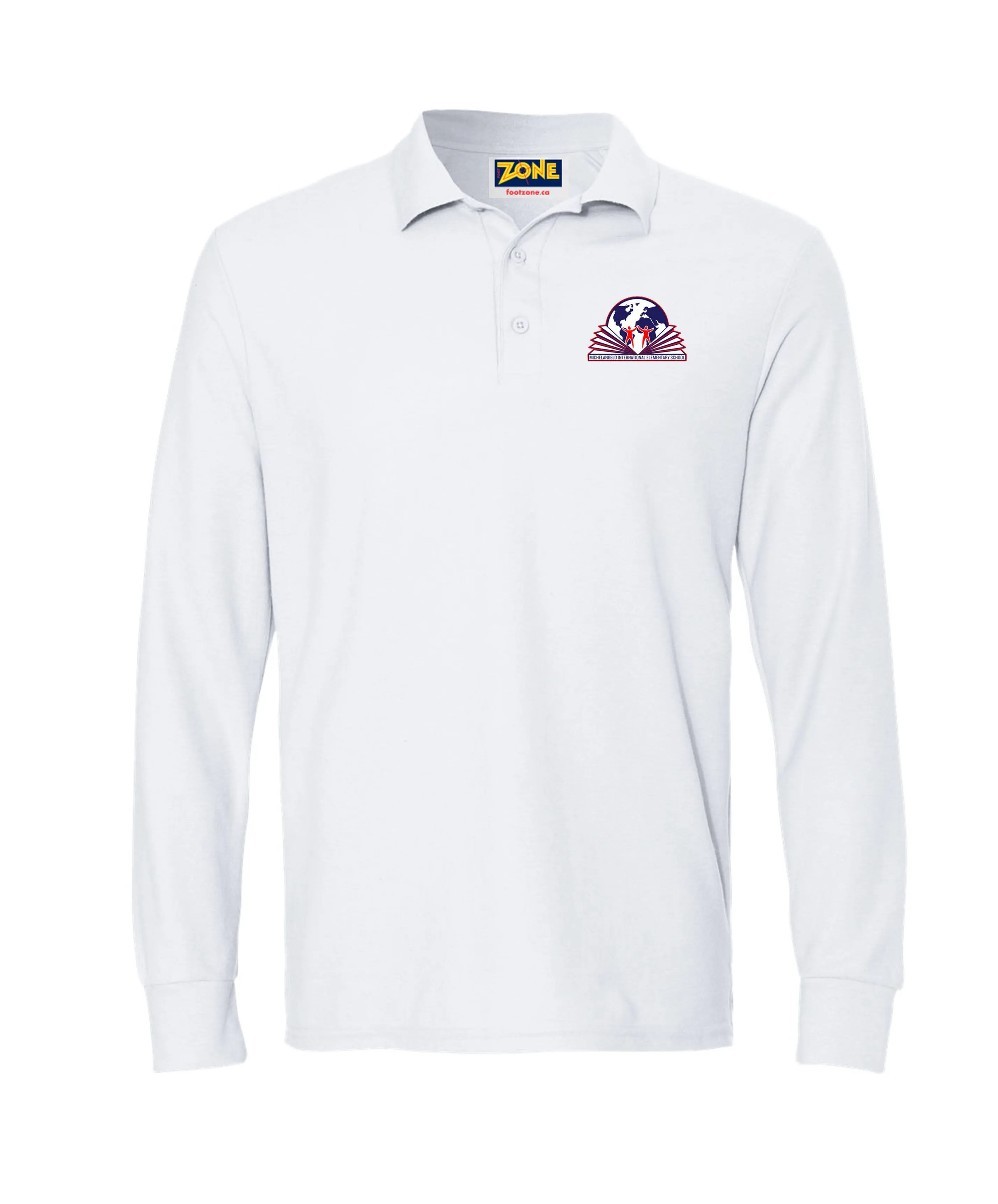 Michelangelo Intl. Unisex Polo Pique Long Sleeve