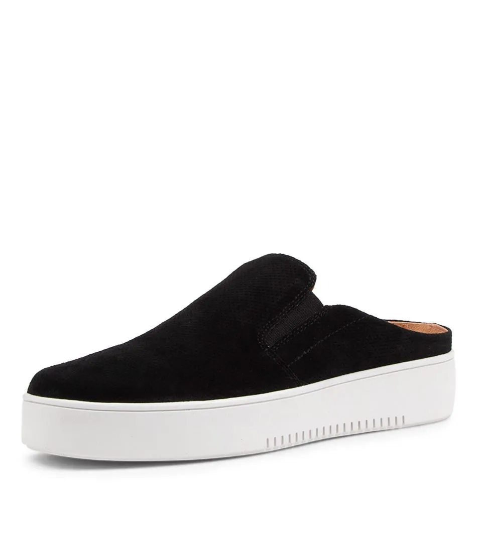 MOLLINI Leona Black Suede Sneakers