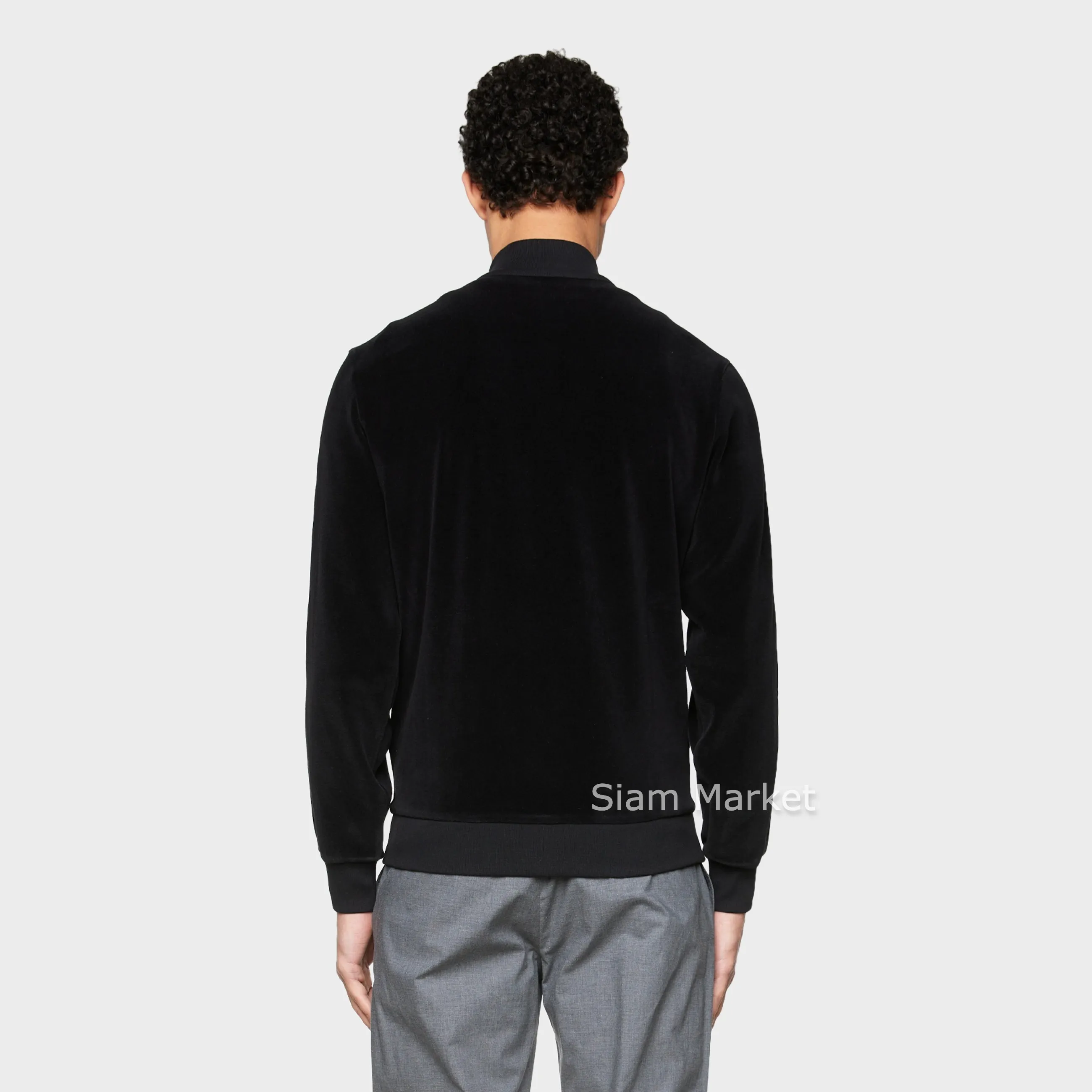 MONCLER Chenille Zip-Up Sweatshirt - Shop Now