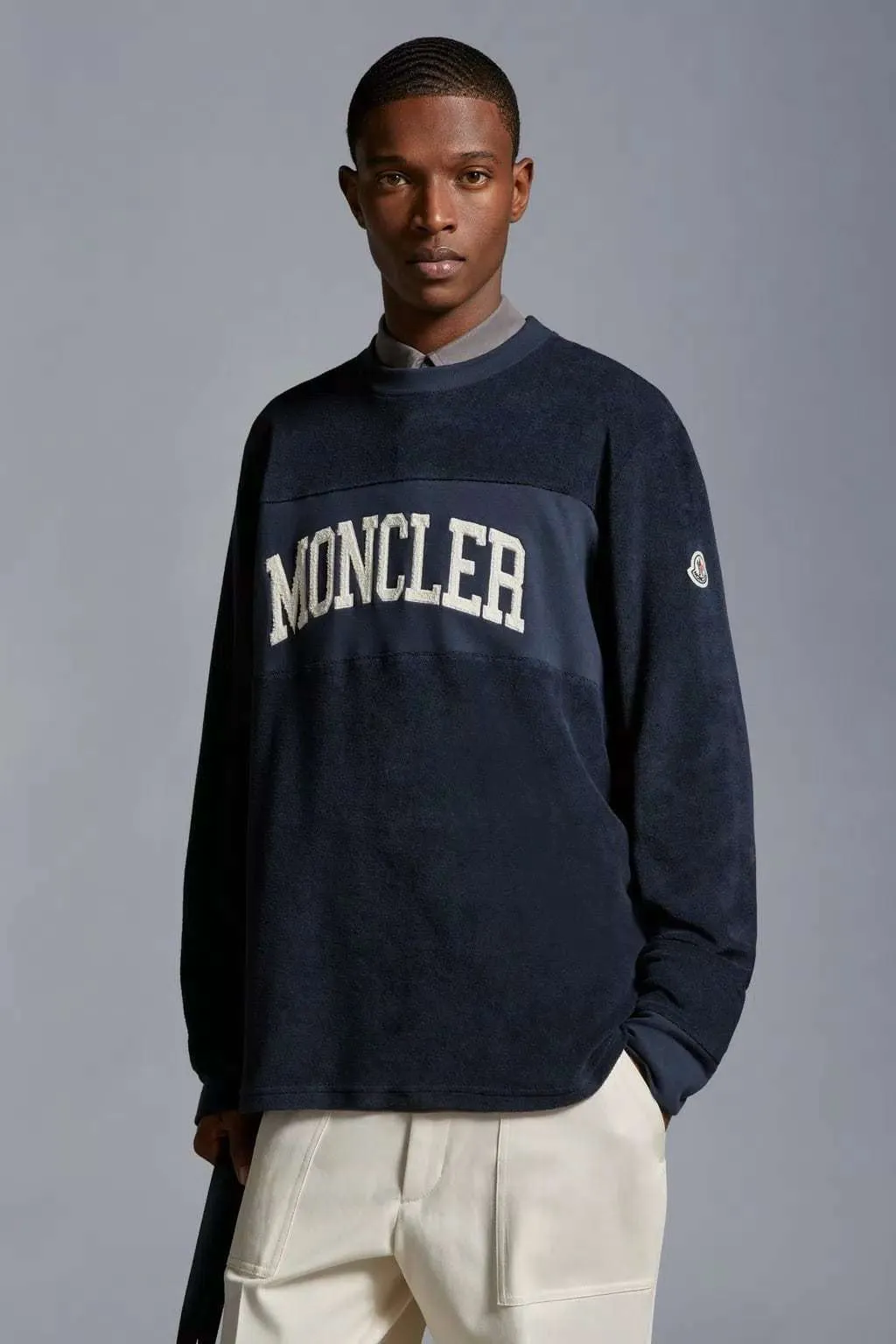 Embroidered Logo Sweatshirt by MONCLER