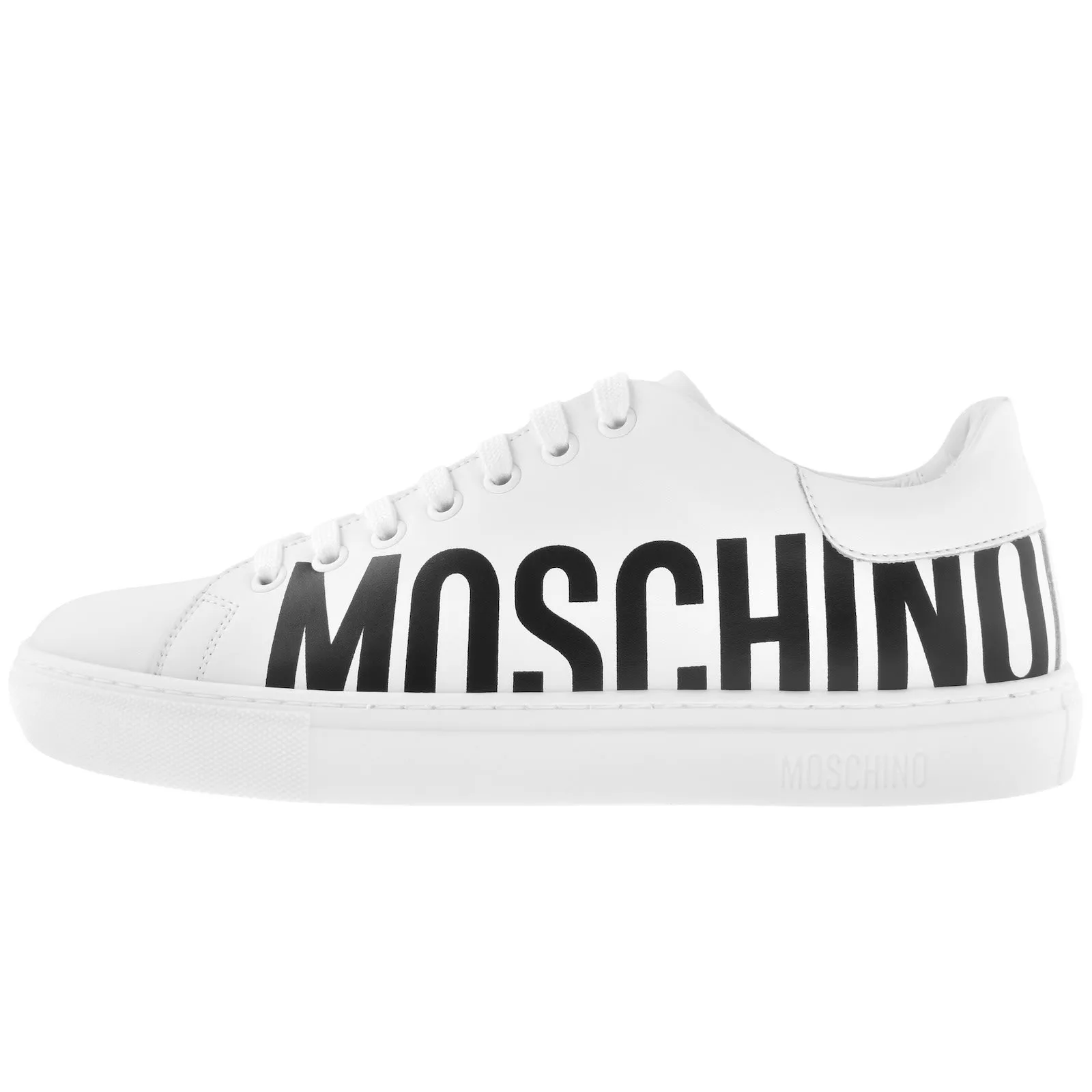 Moschino Logo Trainers White