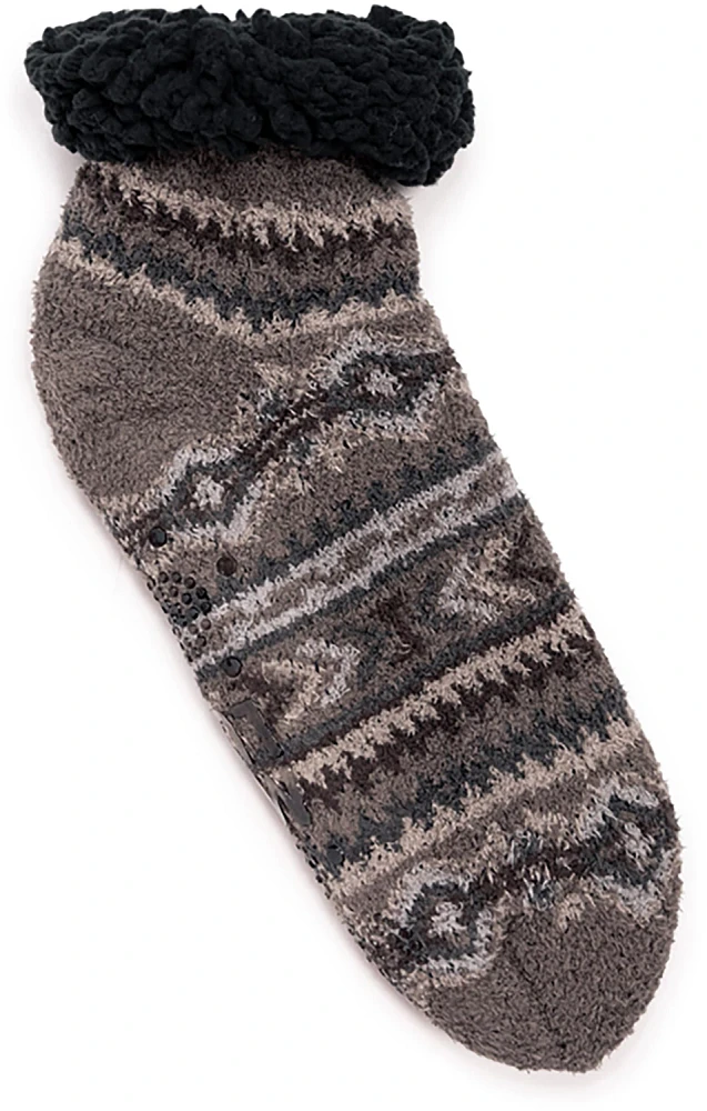 Muk Luks Men's Refined Cozy Shortie Cabin Sock Slippers